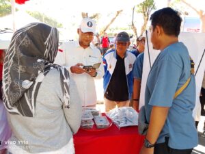 Gerakan Pangan Murah KKPKP Sulsel Diserbu 500 Konsumen Jelang HUT ke 81 RI